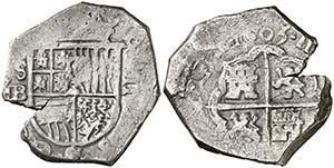 1603. Felipe III. Sevilla. B.  2 reales. ... 