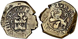 1622. Felipe IV. Cuenca. 4 maravedís. (Cal. ... 