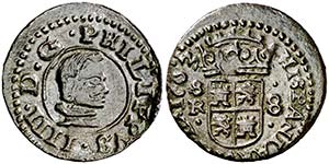 1663. Felipe IV. Sevilla. R. 8 maravedís. ... 