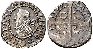 1639. Felipe IV. Barcelona. 1 croat. (Cal. ... 