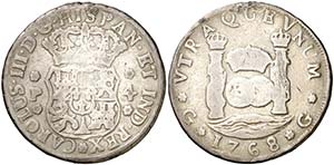 1768. Carlos III. Guatemala. P. 4 reales. ... 