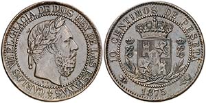 1875. Carlos VII, Pretendiente. Oñate. 10 ... 