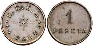 Farga de Bebiè, la. 1 peseta. (T. 1140). ... 