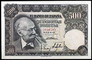 1951. 500 pesetas. (Ed. D61) (Ed. 460). 15 ... 