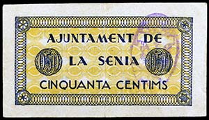 Sènia, la. 50 céntimos. (T. 2699). MBC-.