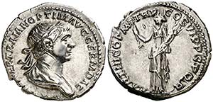 (117 d.C.). Trajano. Denario. (Spink 3141) ... 