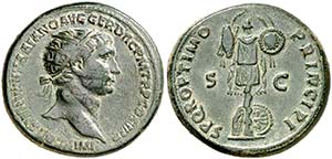 (107 d.C.). Trajano. Dupondio. (Spink 3224) ... 