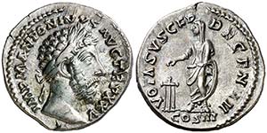 (171 d.C.). Marco Aurelio. Denario. (Spink ... 