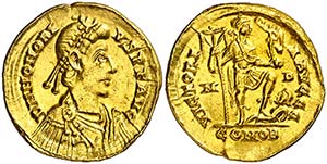 (402-403 d.C.). Honorio. Mediolanum. ... 