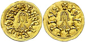 Recaredo I (586-601). Ispali (Sevilla). ... 