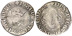 Joan I (1387-1396). Perpinyà. Doble ... 