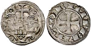 Alfonso VII (1126-1157). León. Dinero. (AB. ... 