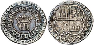 Enrique II (1368-1379). Coruña. Real. (AB. ... 