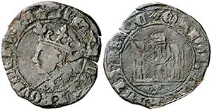Enrique IV (1454-1474). Cuenca. Dinero. (AB. ... 