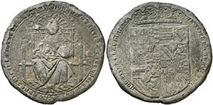 Juana I (1504-1516). Sello pendiente en ... 