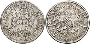 1553. Carlos I. Obispado de Würzburg. 1 ... 