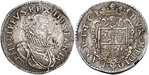 1591. Felipe II. Milán. 1 escudo. (Vti. 54) ... 