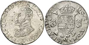 1590. Felipe II. Amberes. 1 escudo felipe. ... 