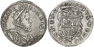 1603. Felipe III. Milán. 1 ducatón. (Vti. ... 