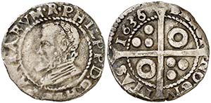 1636. Felipe IV. Barcelona. 1 croat. (Cal. ... 