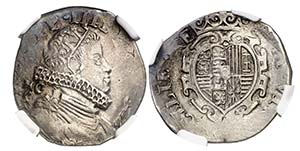 1622. Felipe IV. Nápoles. MC/C. 1 tarí. ... 