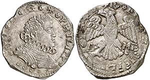 1644. Felipe IV. Messina. IP-MP. 4 tarí. ... 