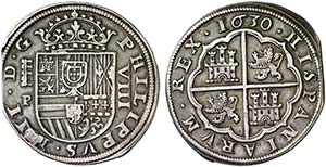1630. Felipe IV. Segovia. P. 8 reales. (Cal. ... 