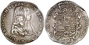 1666. Carlos II. Milán. 1 escudo felipe. ... 