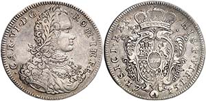 1715. Carlos III, Pretendiente. Nápoles. ... 