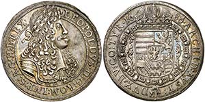 1686. Austria. Leopoldo. 1 taler. (Kr. ... 