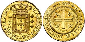 1809/8. Brasil. Juan, Príncipe Regente. R ... 