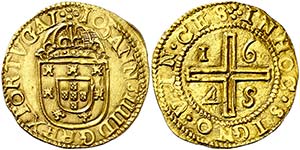 1645. Portugal. Juan IV (1640-1656). 4 ... 