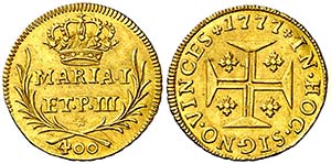 1777. Portugal. María I y Pedro III. 1 ... 