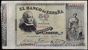 1893. 50 pesetas. (Ed. B85) (Ed. 301). 24 de ... 