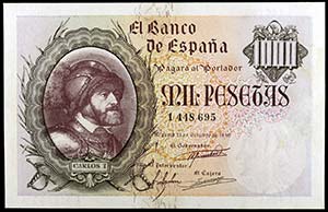 1940. 1000 pesetas. (Ed. D46) (Ed. 445). 21 ... 