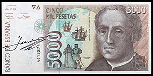 1992. 5000 pesetas. (Ed. E10) (Ed. 484). 12 ... 