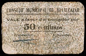 Belalcazar (Córdoba). 50 céntimos y 1 ... 