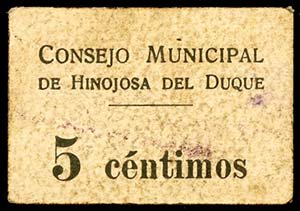 Hinojosa del Duque (Córdoba). 5, 10, 25 ... 
