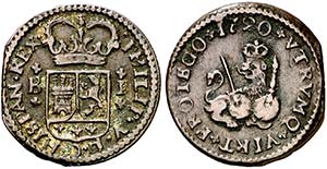 1720. Felipe V. Barcelona. 1 maraved¡. ... 