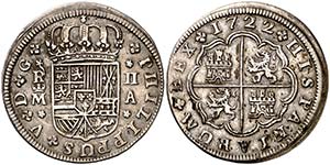 1722. Felipe V. Madrid. A. 2 reales. (Cal. ... 