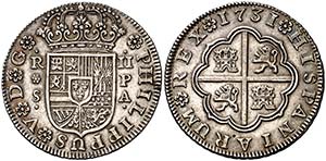 1731. Felipe V. Sevilla. PA. 2 reales. (Cal. ... 