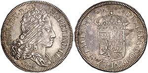 1709. Felipe V. Madrid. J. 4 reales. (Cal. ... 
