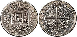 1731. Felipe V. Madrid. F. 4 reales. (Cal. ... 