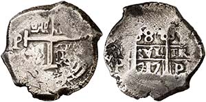 1717. Felipe V. Potos¡. Y. 8 reales. (Cal. ... 