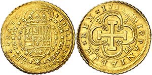 1711/0. Felipe V. Sevilla. M. 8 escudos. ... 