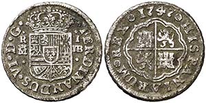 1747. Fernando VI. Madrid. JB. 1 real. (Cal. ... 