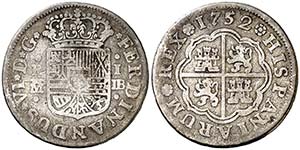 1752. Fernando VI. Madrid. JB. 1 real. (Cal. ... 