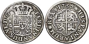 1759. Fernando VI. Madrid. J. 1 real. (Cal. ... 