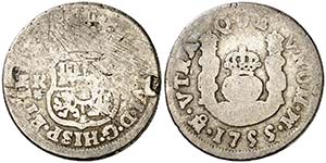 1755. Fernando VI. M‚xico. M. 1 real. ... 