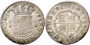 1759. Fernando VI. Madrid. JB. 2 reales. ... 